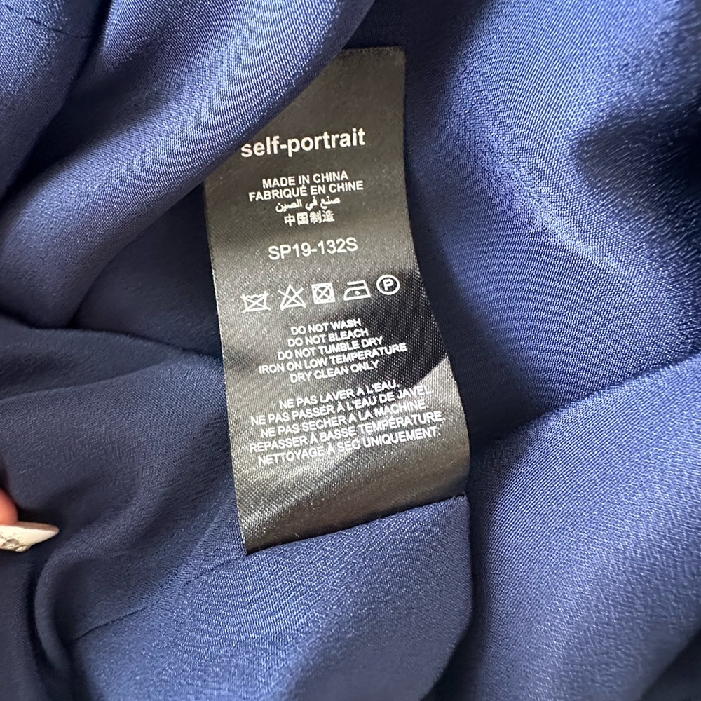 Self Portrait Star Print Zipper Mini Dress NWT - Picture 10 of 11